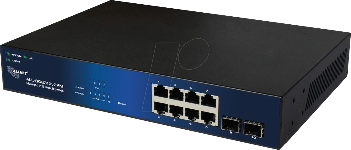 10-Port PoE Switch